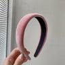 Autumn Winter Soft Velvet Cloth Sponge Padded Hairbands for Women Girls Casual Shopping Face Washing Dress Up Hair Accessories