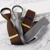 Cravates de mariage pour hommes, mode, cravates noires, chemises blanches, cravates à col, cadeaux, fermeture éclair, cravate en tricot pour hommes, vêtements, accessoires