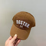 Solid Letter Kids Baseball Cap Embroidery Children Girls Boys Sun Hat Spring Summer Outdoor Adjustable Visor Baby Cap