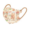 10PCS Cartoon Capybara Children's Mask Ani-uv Outdoor Sunshade Mask Anti Pollen Dustproof Face Veil For 3-12 Years Kids