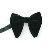 Fashion Velvet Big Bowties Flannelette Large Size Bow Ties For Men Formal Dress Handkerchief Wedding Party Tuxedo Groom Bow Knot