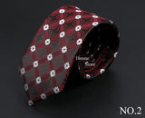 26 Styles Men's Jacquard Novelty Ties Skinny Floral Paisley Striped  Necktie Business Narrow Suit Shirt Daily Wear Accessories