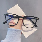 Anti-Blue Light Blocking Near Sight Glasses Trend Women Men Myopia Eyeglasses Optical Spectacle Minus Eyewear Diopter 0 To -6.0
