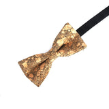 Nœud papillon en bois de liège pour homme, accessoire tendance, fait à la main, solide, idéal pour une fête de mariage ou comme cadeau