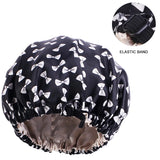 Bonnet de nuit ajustable en satin de soie pour bébé, bonnet de nuit en satin à imprimé floral pour enfants, bonnet de maquillage pour filles, bonnet de nuit pour enfants