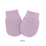 Bonnet pour nouveau-né avec gants, bonnet chaud en coton pour enfants, accessoires pour enfants, bonnet de nuit pour bébés de 0 à 6 mois, automne et hiver