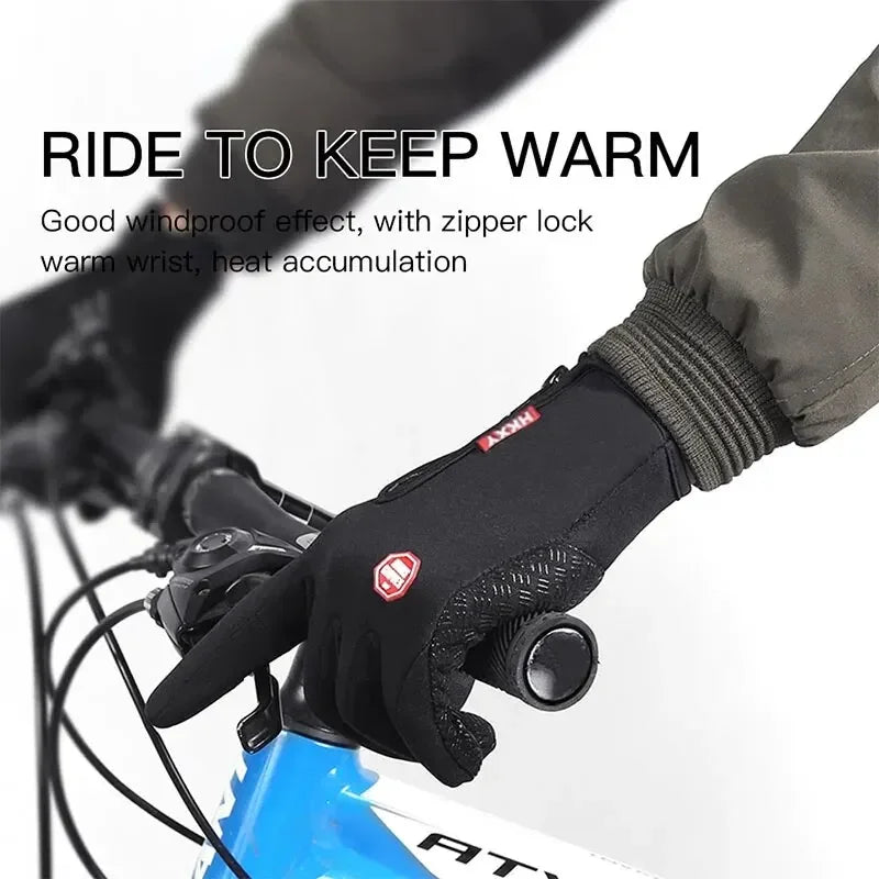 Gants de ski en velours pour écran tactile, chauds et imperméables, résistants au froid, pour l'automne et l'hiver