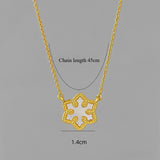 VKVVA Fashion Jewelry Candy Cane Christmas Tree Snowflake Short Pendant Necklace for Women Unique Gifts