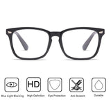 Blue Light Blocking Glasses Square Nerd Eyeglasses Frame Anti Blue Ray Computer Game Glasses