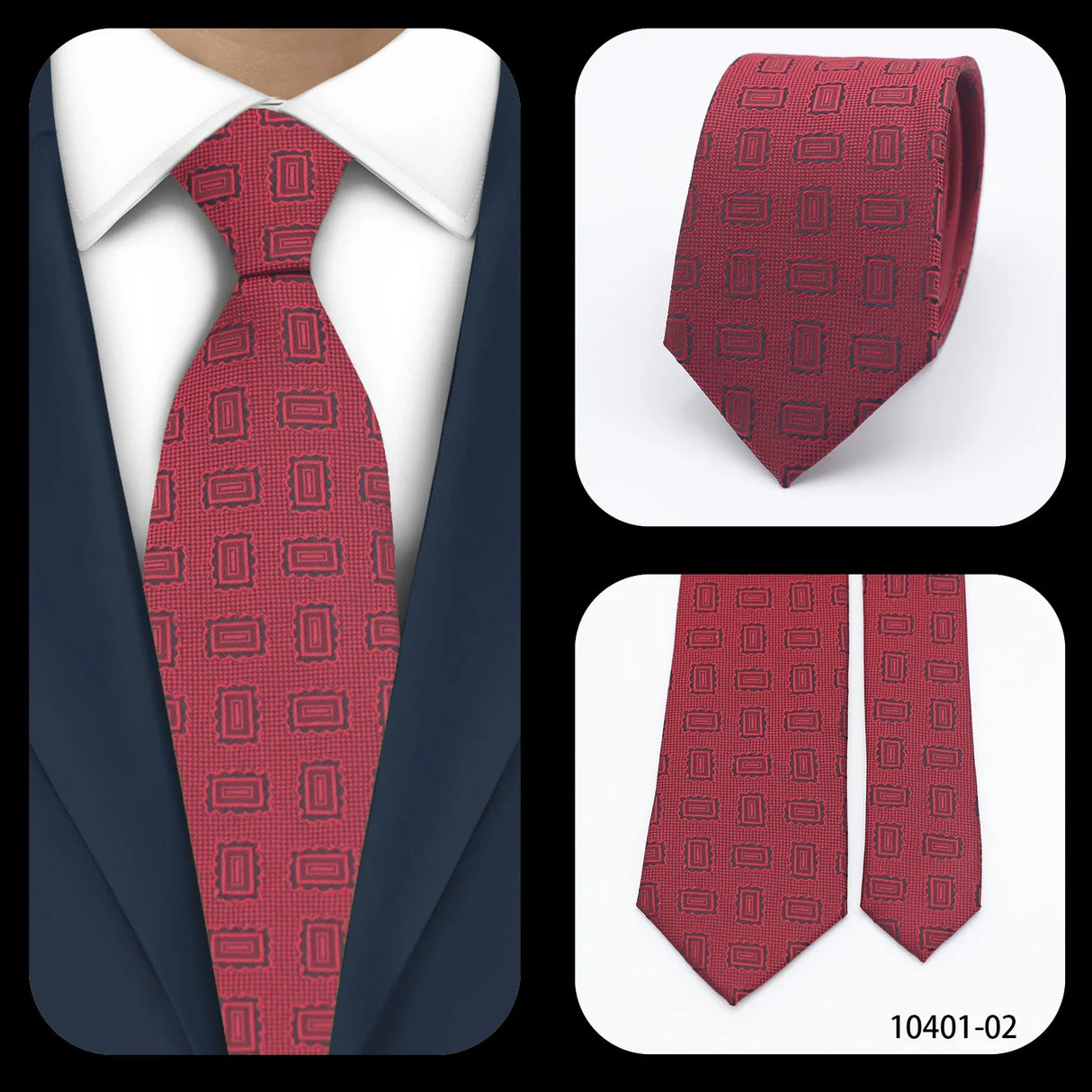Cravates élégantes à pois pour hommes LYL 7 cm, cravate de luxe avec imprimé géométrique, cadeau pour invités, accessoires de festival pour gentleman