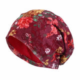 Bonnet de nuit unisexe doublé en satin pour femme et homme, bonnet de nuit ample pour soins capillaires, bonnet anti-chute, bonnet de nuit, couvre-chef