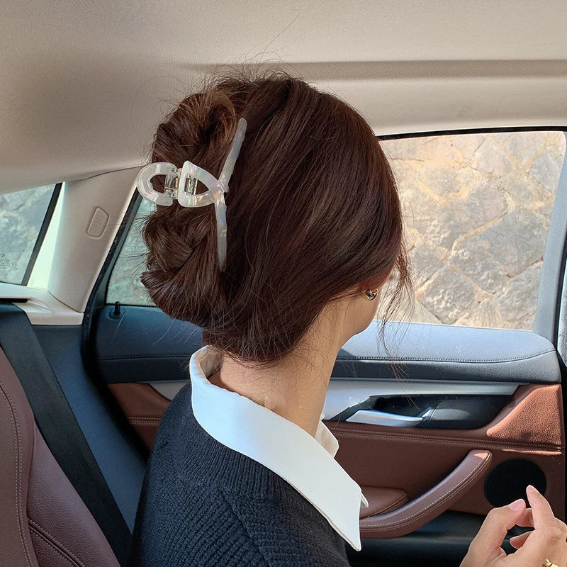 Bilandi – Pince à cheveux tendance en acétate pour femme et fille, accessoire de coiffure en résine