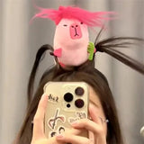 Headbands Summer Ladies Cute Face Wash Headband Funny Plush Hair Bands Hair Accessories Newborn Baby Props Children's Gifts