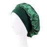 New Satin Wide Brim Nightcap Silky Bonnet Hair Wrap for Sleeping Sleep Cap With Elastic Soft Band Styling Cap Hair Wrapping Tool