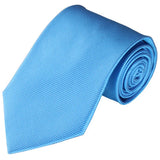 Cravate tendance pour homme, accessoire de mariage, cravate en soie unie, noir, bleu, rouge, blanc