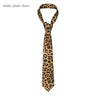 Cravates léopard pour hommes, soie et polyester, étroites, 8 cm, motif tigre, pour costumes, accessoires, fête de mariage, cosplay