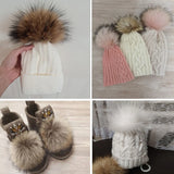 Big Size 15cm DIY Real Fox Fur Pompoms Raccoon Fur Pom Poms Balls Natural Fur Pompon For Hats Bags Shoes Scarves Accessories