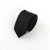 Cravate classique unie pour homme, cravate formelle à rayures, 6 cm, fine, pour mariage, slim, pour marié