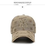 Spring And Autumn New Men's And Women's Baseball Caps Korean Fashion Embroidery Letter Caps Outdoor Leisure Travel Sun Hats