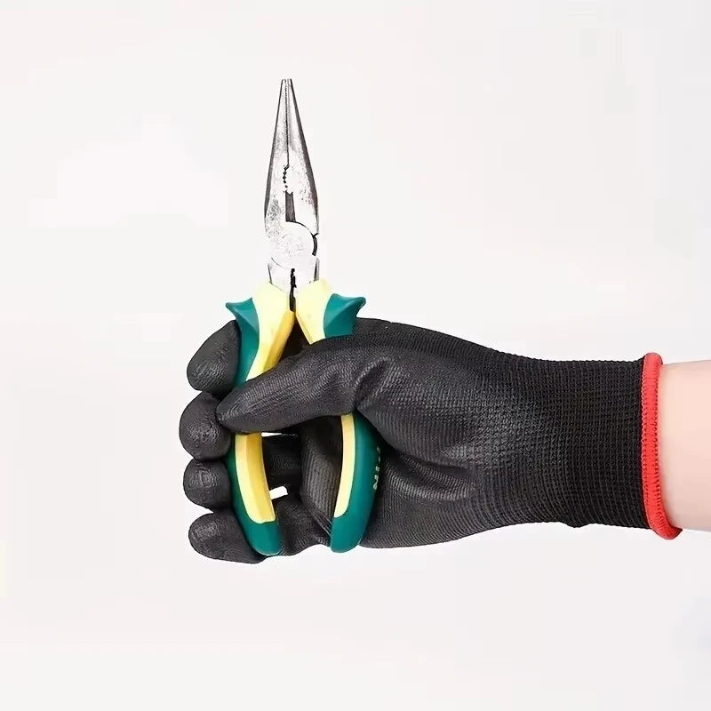 10 paires de gants de sécurité durables – antidérapants, résistants à l'usure et protection ESD pour le jardinage et le travail du bois