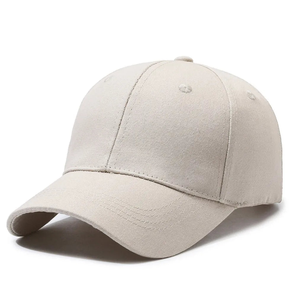 Casquette de baseball noire pour homme et femme, ajustable, en coton, style décontracté, pour l'été