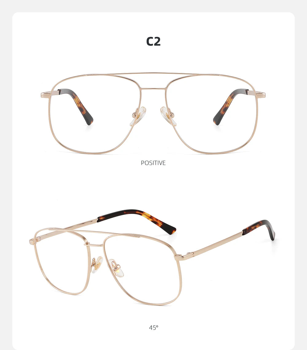 Pure Titanium Eyeglass frames Men Ultralight Square Men's Glasses Frames Business Decorative Eyewear Titanium Fake Eyepieces Men