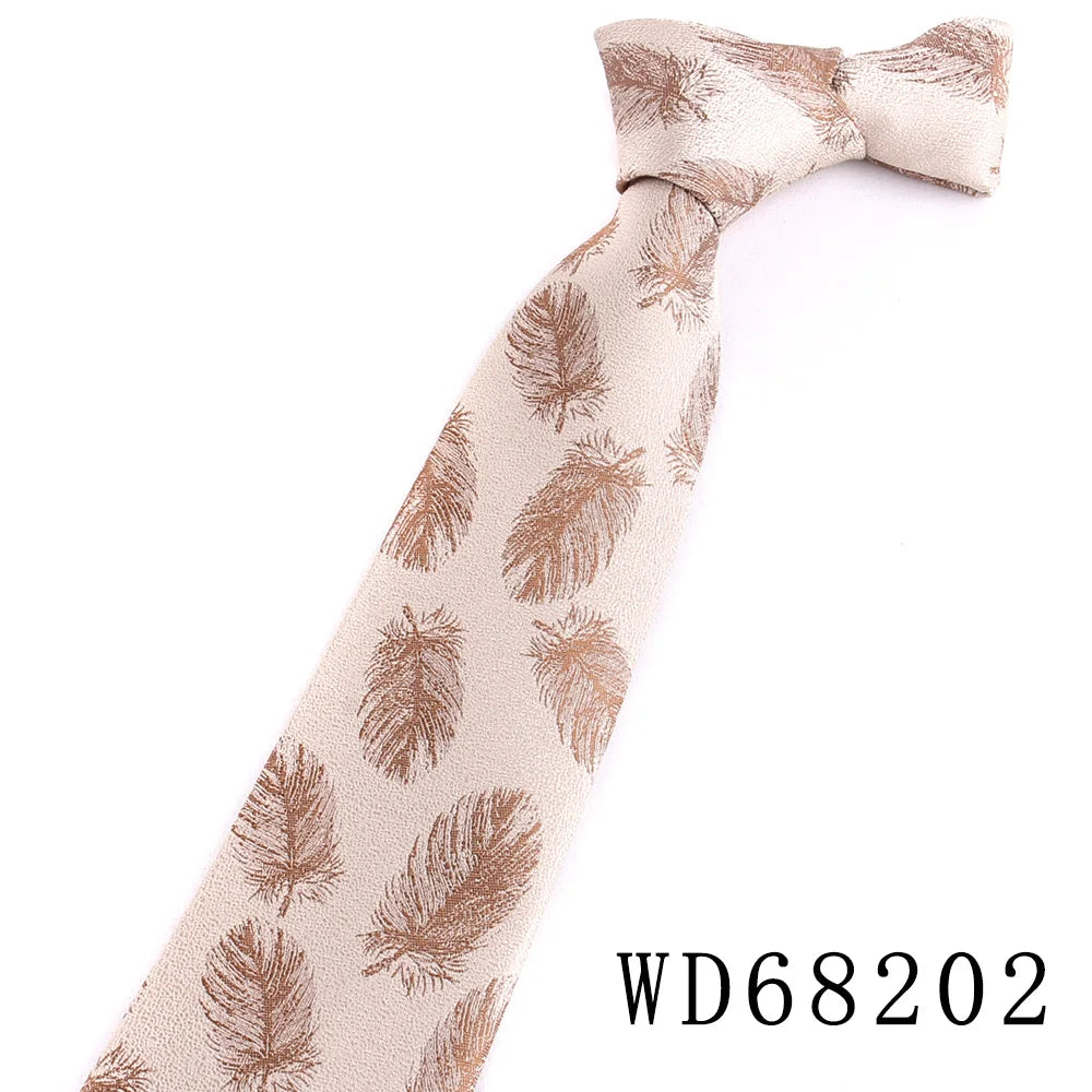 Nouvelles cravates de mariage pour hommes et femmes, cravates tissées à rayures florales pour soirée, costumes pour adultes, cadeaux pour garçons d'honneur