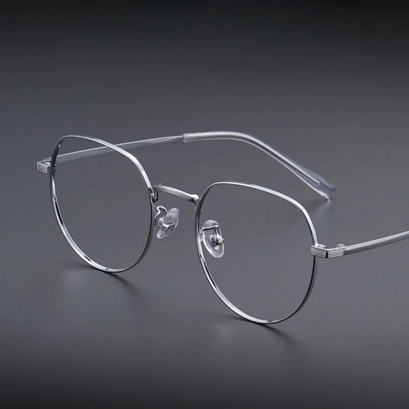 DIEDIESEE New Anti Blue Light Men's And Women's Titanium Frame Can Be Paired With Myopia Optical Prescription Glasses Frame 1901