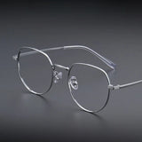 DIEDIESEE New Anti Blue Light Men's And Women's Titanium Frame Can Be Paired With Myopia Optical Prescription Glasses Frame 1901
