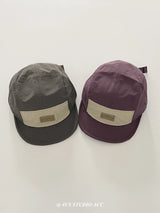 Five-Piece Hat  Retro Short Brim Breathable Quick-Dry Baseball Cap Women's Overalls Wind Soft Top Hip Hop Baseball Cap Men