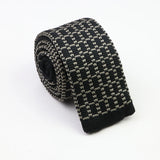 Cravates classiques en tricot pour hommes, cravates décontractées, à pois, à carreaux, pour loisirs, chaudes, pour affaires, mariage, largeur 6 cm