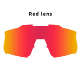 KE9022 Full Red Blue Green Polarized Lens Photochromic Replacement Lenses Cycling Bicycle Sun Glasses Eyewear frame Suitable