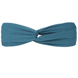 Headbands For Women Girls Top Knot Stretchy Headband Boho Twisted Criss Cross Hair Bands Knitted Cotton Turban Hair Accessories