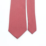 Cravate de luxe LYL 7 cm en jacquard à pois rouges pour affaires, accessoires occidentaux, cadeau pour invités de mariage, articles de cravate Bolus