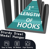 Sports Football Medal Display Metal Rack Hanger Holder Organizer Volleyball Basketball For Ribbons Medal Display