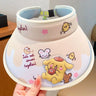 Chapeau de protection solaire Sanrio Cinnamoroll My Melody Kuromi Pompompurin, casquette anti-UV avec grande langue, cadeau d'anniversaire pour enfants