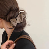 1 chouchou en satin de soie pour femme, accessoire pour cheveux coréens, élastique pour queue de cheval