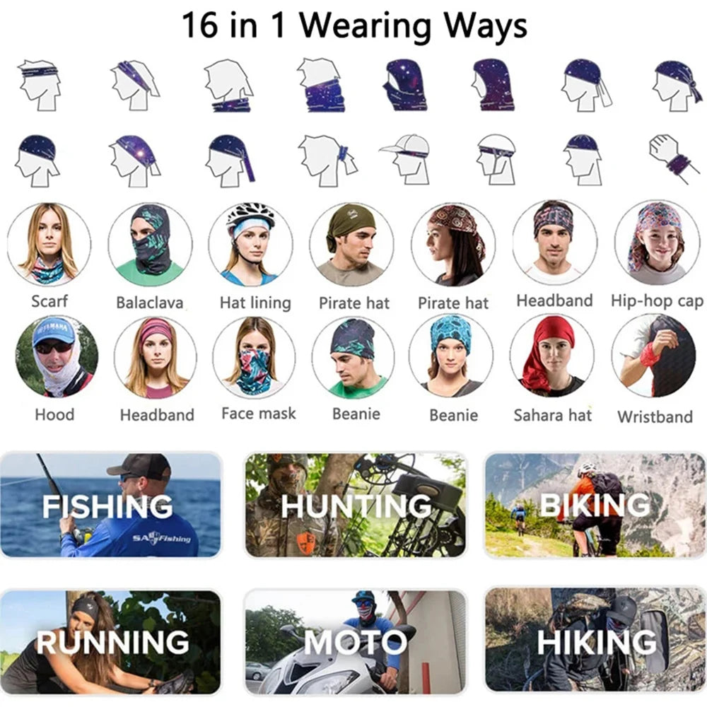 Winter Bandana Venom Scarf Halloween Mask Balaclava Cycling Neck Gaiter Earloop Face Mask Motorcross Biker Cycling Headband Buff