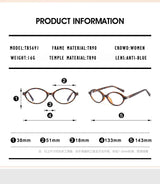 KANSEPT women's eyeglass frame optical lenses grade glasses Prescription for eyepieces in trend anti-glare lenses and blue light