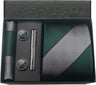 Classic 100% Silk Men's Ties In Gift box 8cm Plaid Dot Striped Business Necktie Handkerchief Cufflinks Wedding Party Tie Set
