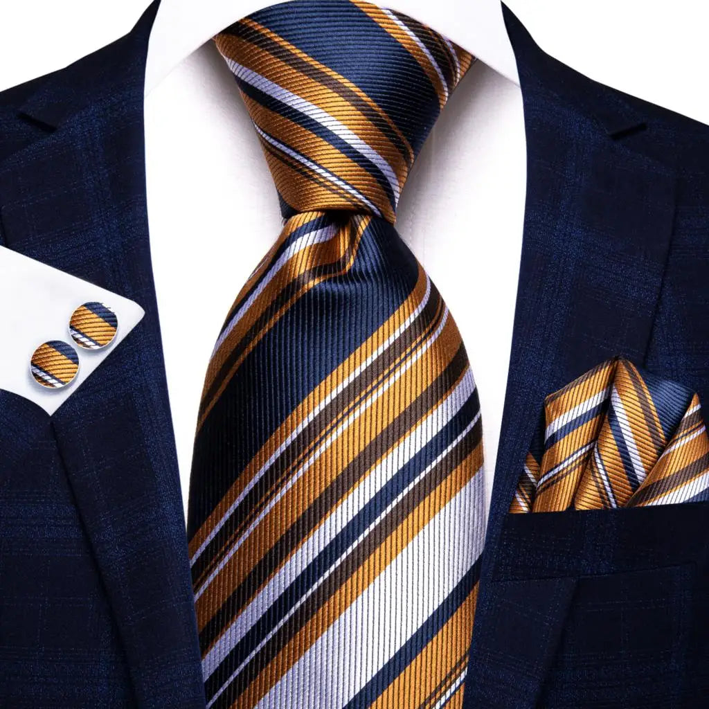 Hi-Tie – Cravate de mariage en soie violette unie à motif cachemire pour homme, ensemble de qualité avec boutons de manchette et mouchoir, cadeau tendance, livraison directe