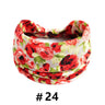 Leopard Print Headbands for Women Wide Boho Turban Head Wraps Cotton Knotted Elastic Hairbands Non Slip Workout Hair Accessories