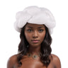 Big Size Width Braid Head Band African Raw Silk Turban Cap for Women Nigeria Wedding Party Headpiece Female Headband
