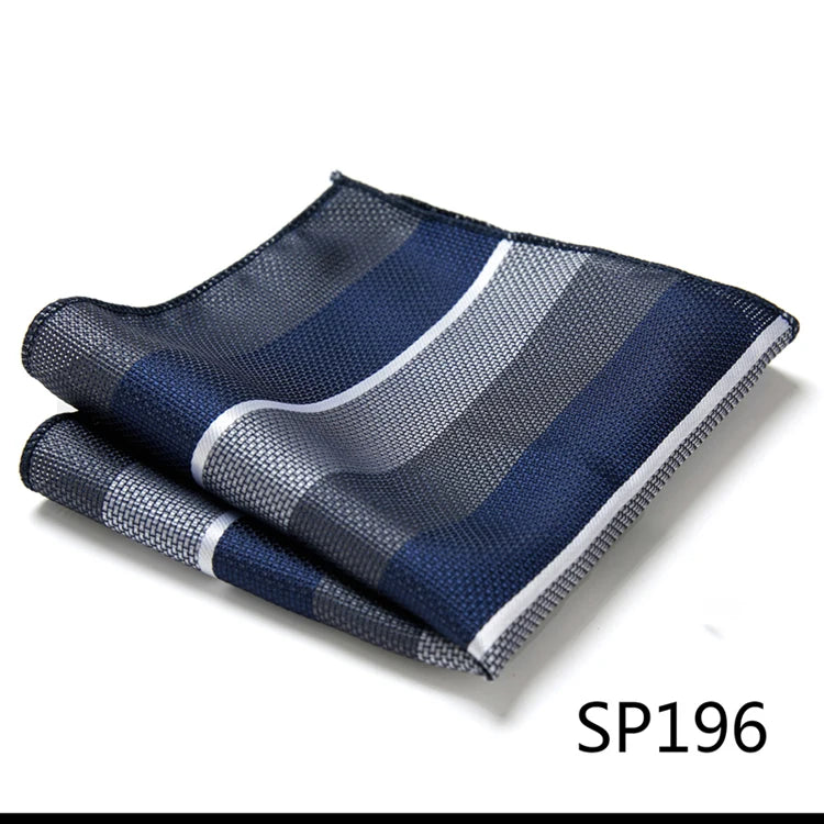 Pocket Square Handkerchief Nice Handmade Woven 100% Silk Hanky Pocket Square Printed  hombre Pink Office Clothing accessories