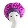 Satin Wide Brim Nightcap Silky Bonnet Hair Wrap for Sleeping Sleep Cap With Elastic Soft Band Styling Cap Hair Wrapping Caps