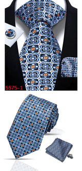 Cravate homme Paisley Jacquard tissé 8 cm formelle affaires mariage cravate poche carré ensemble costume cravate haute qualité fait main Gravata