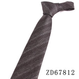 Nouvelles cravates rayées pour hommes et femmes, cravates en coton pour fêtes, affaires, cravates classiques à carreaux, cadeaux pour mariés