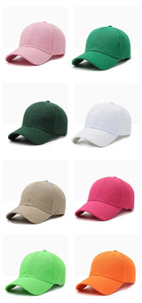 Casquette unisexe décontractée, unie, ajustable, à rabat, style hip-hop, pour homme et femme