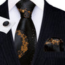 Ensemble élégant de cravates et boutons de manchette en soie à fleurs multiples pour homme, cravate jacquard à fleurs pour mariage, entreprise, fête, événement, Barry.Wang