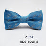 53 Color Children's Bow Tie Fashion Jacquard Baby Neckties Tie Baby Kid Kids Classical Pet Striped Butterfly Elastic Cord BowTie